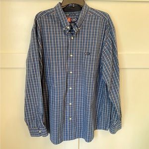 Chaps XXL 2XL Long Sleeve‎ Button Front EUC